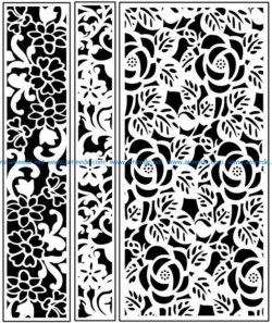 Design pattern panel screen AN00071046 file cdr and dxf free vector download for Laser cut CNC