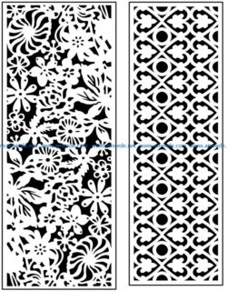 Design pattern panel screen AN00071047 file cdr and dxf free vector download for Laser cut CNC