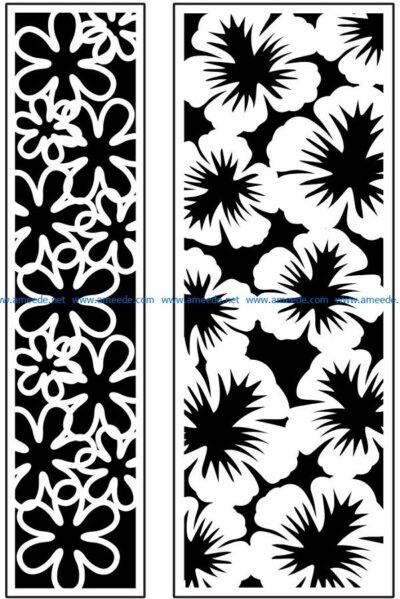 Design pattern panel screen AN00071058 file cdr and dxf free vector download for Laser cut CNC