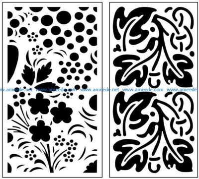 Design pattern panel screen AN00071060 file cdr and dxf free vector download for Laser cut CNC