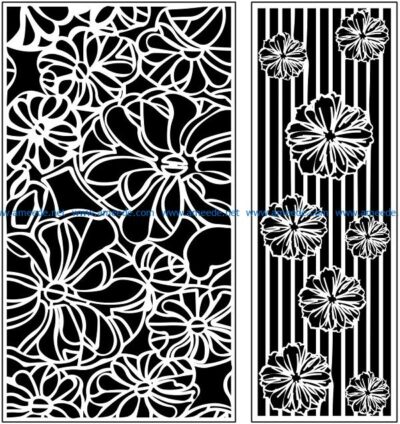 Design pattern panel screen AN00071064 file cdr and dxf free vector download for Laser cut CNC