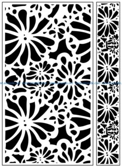 Design pattern panel screen AN00071067 file cdr and dxf free vector download for Laser cut CNC