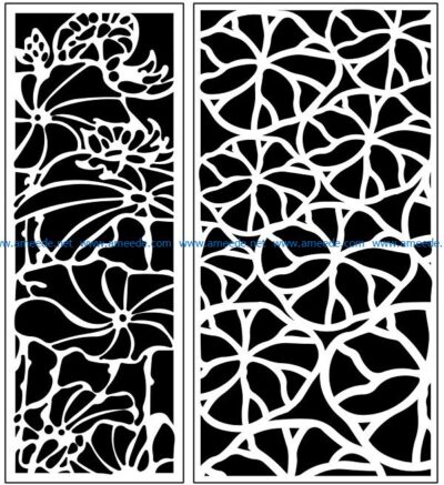 Design pattern panel screen AN00071068 file cdr and dxf free vector download for Laser cut CNC