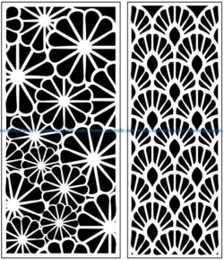 Design pattern panel screen AN00071072 file cdr and dxf free vector download for Laser cut CNC