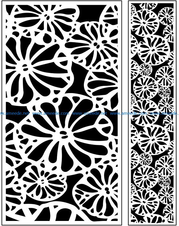 Design pattern panel screen AN00071073 file cdr and dxf free vector download for Laser cut CNC