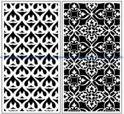 Design pattern panel screen AN00071074 file cdr and dxf free vector download for Laser cut CNC