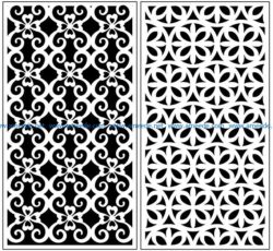 Design pattern panel screen AN00071075 file cdr and dxf free vector download for Laser cut CNC