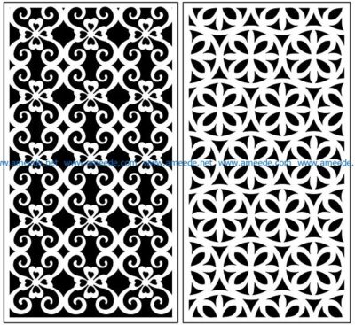 Design pattern panel screen AN00071075 file cdr and dxf free vector download for Laser cut CNC