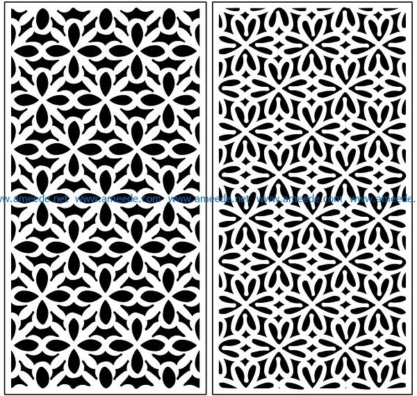 Design pattern panel screen AN00071076 file cdr and dxf free vector download for Laser cut CNC