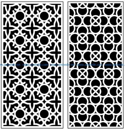 Design pattern panel screen AN00071078 file cdr and dxf free vector download for Laser cut CNC