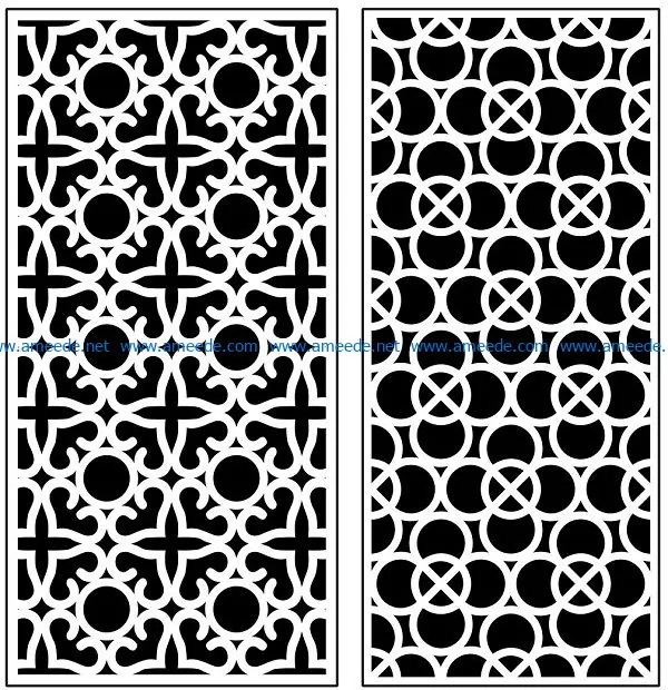 Design pattern panel screen AN00071078 file cdr and dxf free vector download for Laser cut CNC