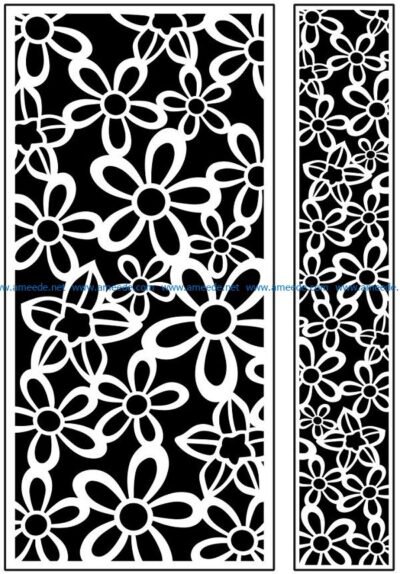 Design pattern panel screen AN00071084 file cdr and dxf free vector download for Laser cut CNC
