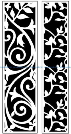 Design pattern panel screen AN00071085 file cdr and dxf free vector download for Laser cut CNC