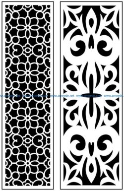 Design pattern panel screen AN00071089 file cdr and dxf free vector download for Laser cut CNC