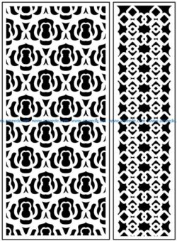 Design pattern panel screen AN00071092 file cdr and dxf free vector download for Laser cut CNC