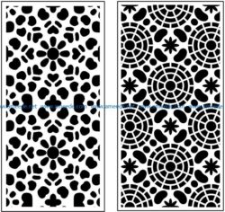 Design pattern panel screen AN00071100 file cdr and dxf free vector download for Laser cut CNC