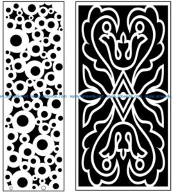 Design pattern panel screen AN00071101 file cdr and dxf free vector download for Laser cut CNC