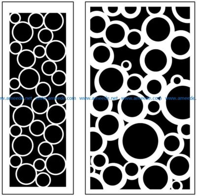 Design pattern panel screen AN00071102 file cdr and dxf free vector download for Laser cut CNC
