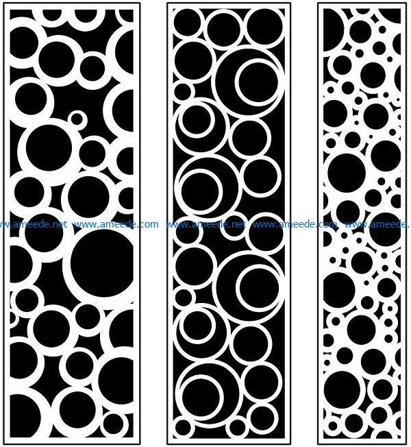 Design pattern panel screen AN00071103 file cdr and dxf free vector download for Laser cut CNC