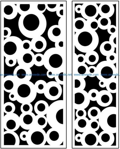 Design pattern panel screen AN00071105 file cdr and dxf free vector download for Laser cut CNC