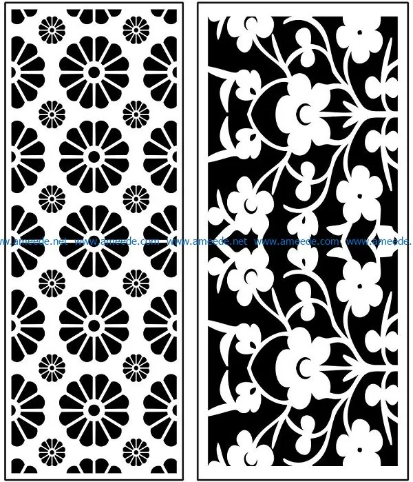 Design pattern panel screen AN00071106 file cdr and dxf free vector download for Laser cut CNC