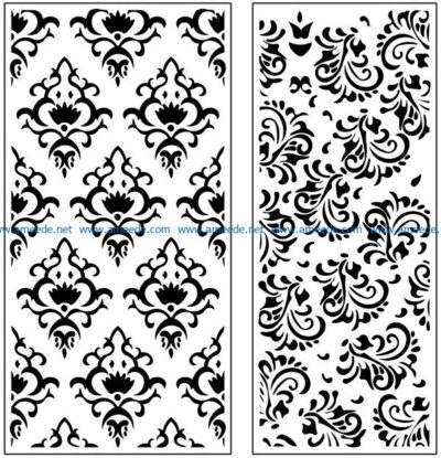 Design pattern panel screen AN00071145 file cdr and dxf free vector download for Laser cut CNC