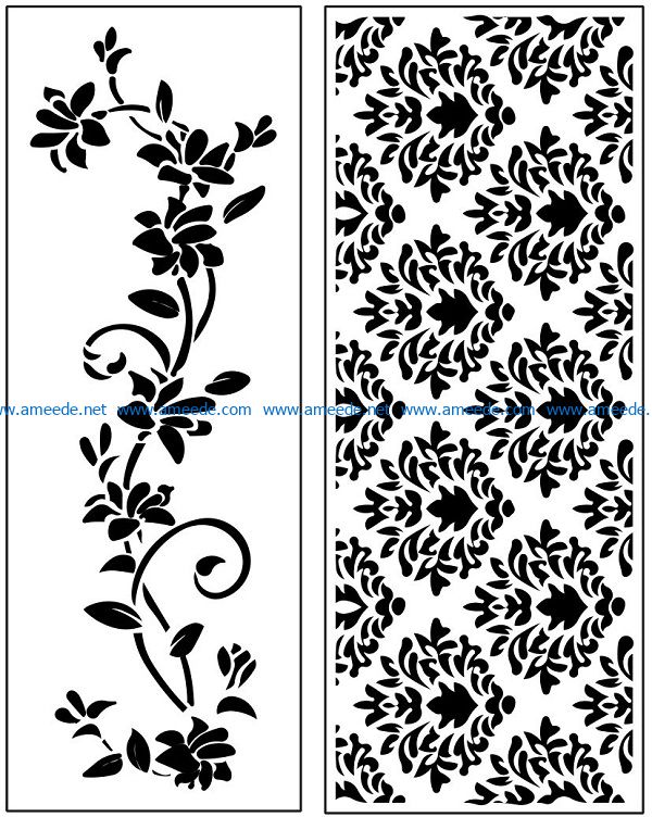 Design pattern panel screen AN00071150 file cdr and dxf free vector download for Laser cut CNC