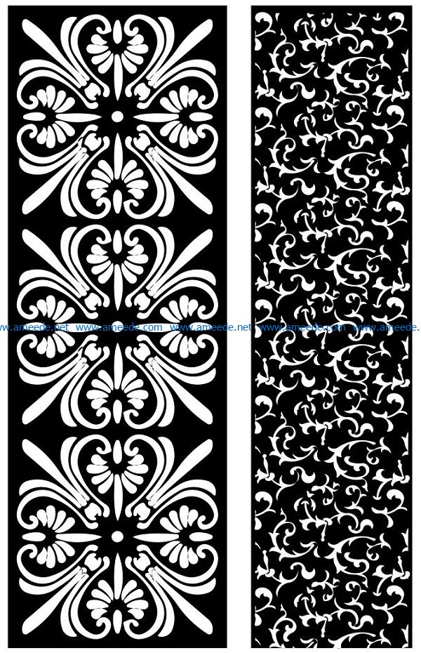 Design pattern panel screen AN00071155 file cdr and dxf free vector download for Laser cut CNC