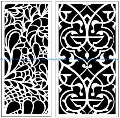 Design pattern panel screen AN00071182 file cdr and dxf free vector download for Laser cut CNC