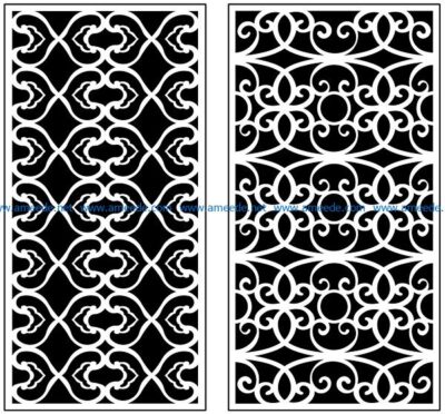 Design pattern panel screen AN00071229 file cdr and dxf free vector download for Laser cut CNC
