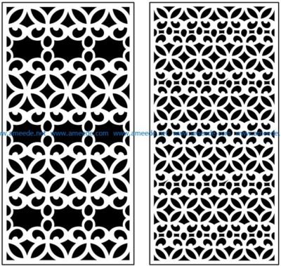 Design pattern panel screen AN00071235 file cdr and dxf free vector download for Laser cut CNC
