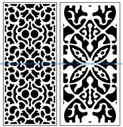 Design pattern panel screen AN00071261 file cdr and dxf free vector download for Laser cut CNC