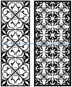 Design pattern panel screen AN00071335 file cdr and dxf free vector download for Laser cut CNC