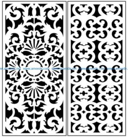 Design pattern panel screen AN00071348 file cdr and dxf free vector download for Laser cut CNC