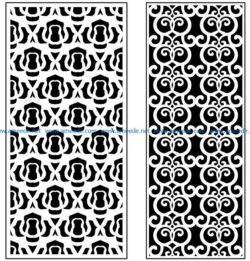 Design pattern panel screen AN00071356 file cdr and dxf free vector download for Laser cut CNC