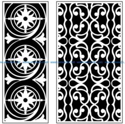 Design pattern panel screen AN00071368 file cdr and dxf free vector download for Laser cut CNC