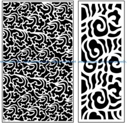 Design pattern panel screen AN00071409 file cdr and dxf free vector download for Laser cut CNC