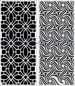 Design pattern panel screen E0008401 file cdr and dxf free vector download for Laser cut CNC