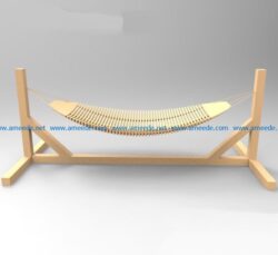 hammock file cdr and dxf free vector download for Laser cut