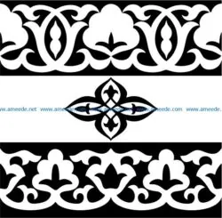 Classic wood carving pattern  file cdr and dxf free vector download for Laser cut CNC