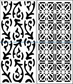 Design pattern panel screen E0008431 file cdr and dxf free vector download for Laser cut CNC