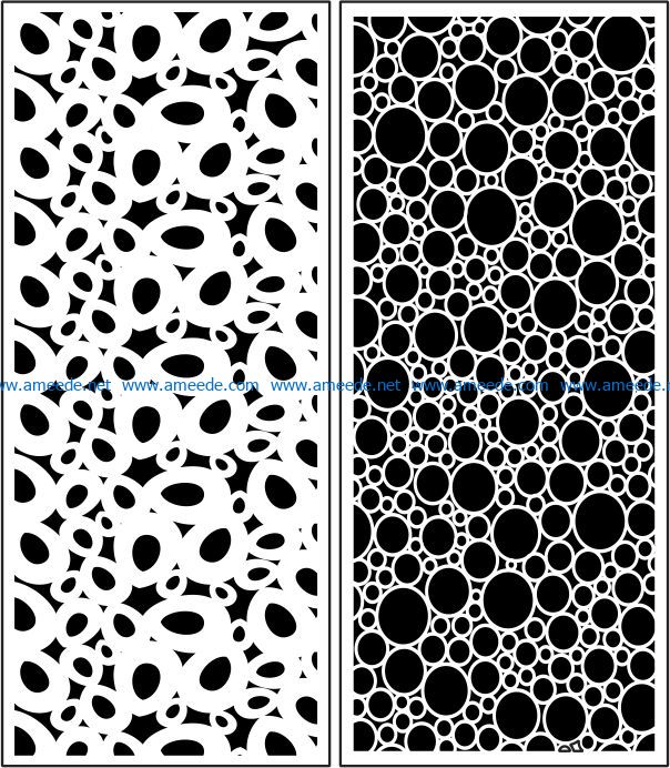 Design pattern panel screen E0008433 file cdr and dxf free vector download for Laser cut CNC