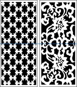 Design pattern panel screen E0008434 file cdr and dxf free vector download for Laser cut CNC