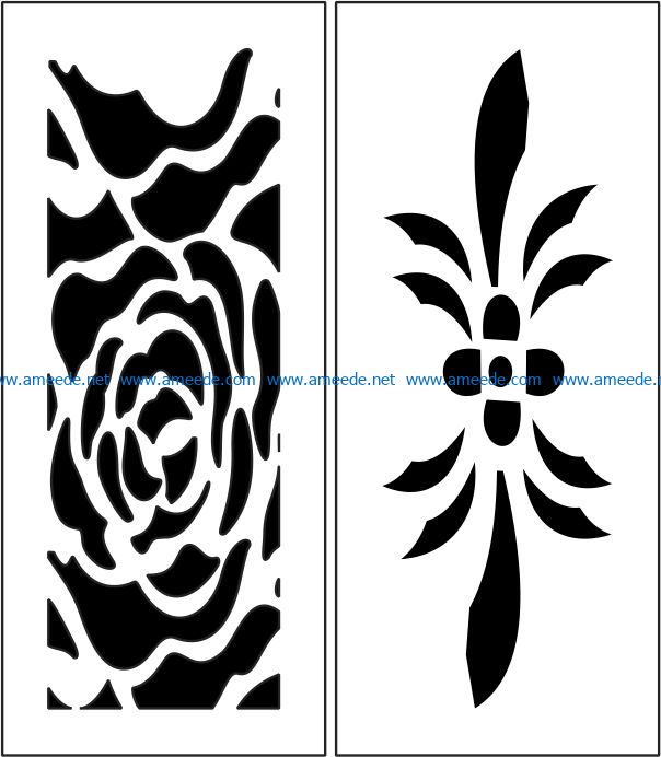 Design pattern panel screen E0008494 file cdr and dxf free vector download for Laser cut CNC