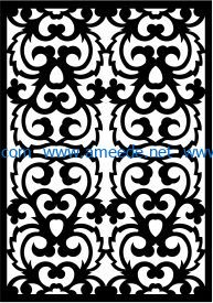 Design pattern panel screen E0008600 file cdr and dxf free vector download for Laser cut CNC