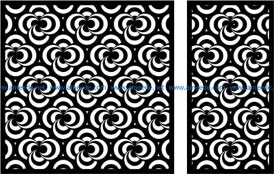 Design pattern panel screen E0008642 file cdr and dxf free vector download for Laser cut CNC