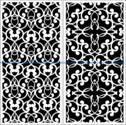 Design pattern panel screen E0008652 file cdr and dxf free vector download for Laser cut CNC