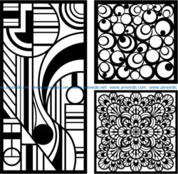 Design pattern panel screen E0008688 file cdr and dxf free vector download for Laser cut CNC