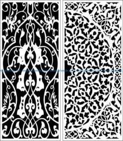 Design pattern panel screen E0008791 file cdr and dxf free vector download for Laser cut CNC