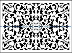 Design pattern panel screen E0008840 file cdr and dxf free vector download for Laser cut CNC